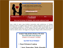 Tablet Screenshot of nikah-kahwin.com